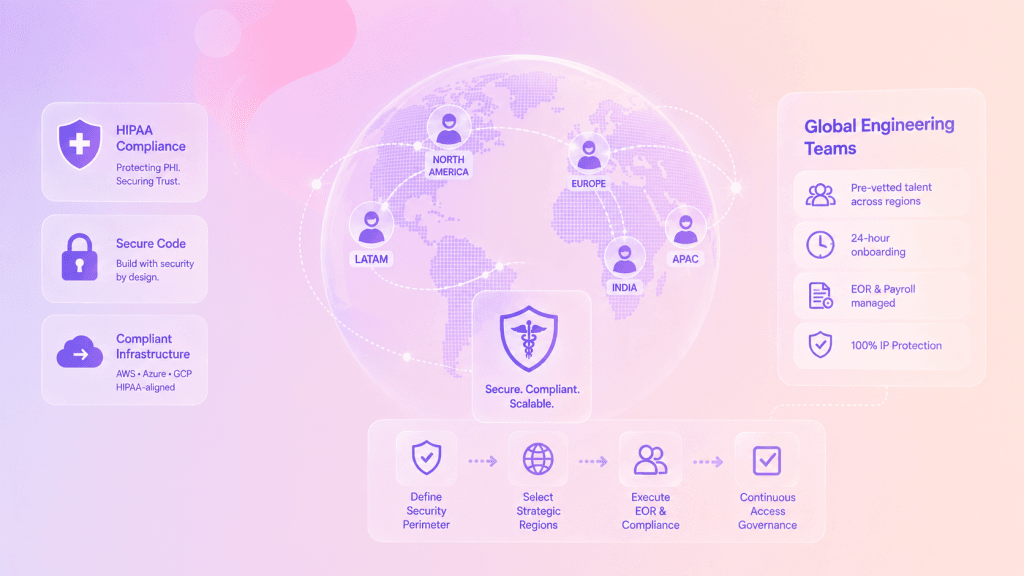 Scaling HIPAA-Aware Engineering Teams Globally: A Guide for Growing Healthtechs