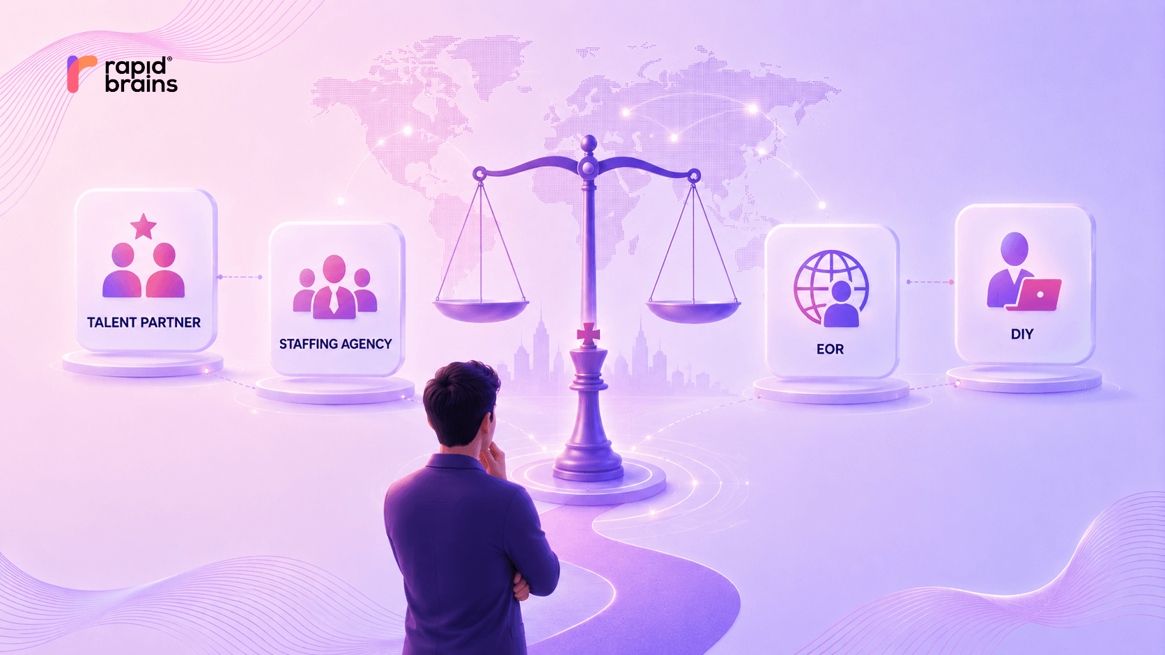The Global Hiring Decision Matrix: Talent Partner vs. Staffing Agency vs. EOR vs. DIY